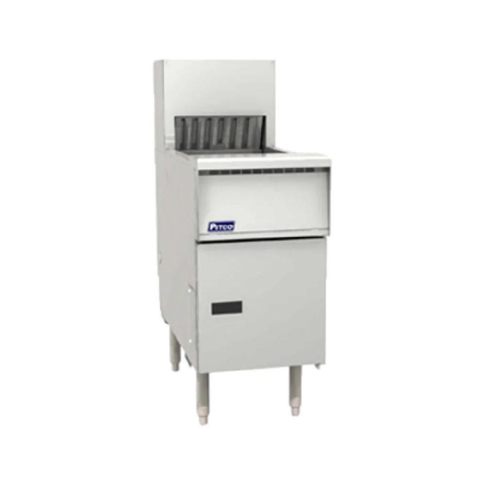 Pitco PCF-14 15 Inch Circulated Air Heating Floor Model Fryer Dump Station
