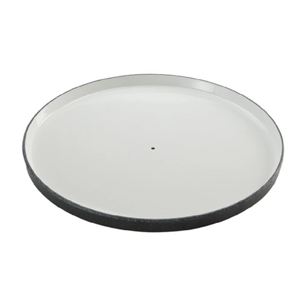 American Metalcraft LFTTSPB16 15-7/8 Inch Lift Plate Melamine White with Black Speckles