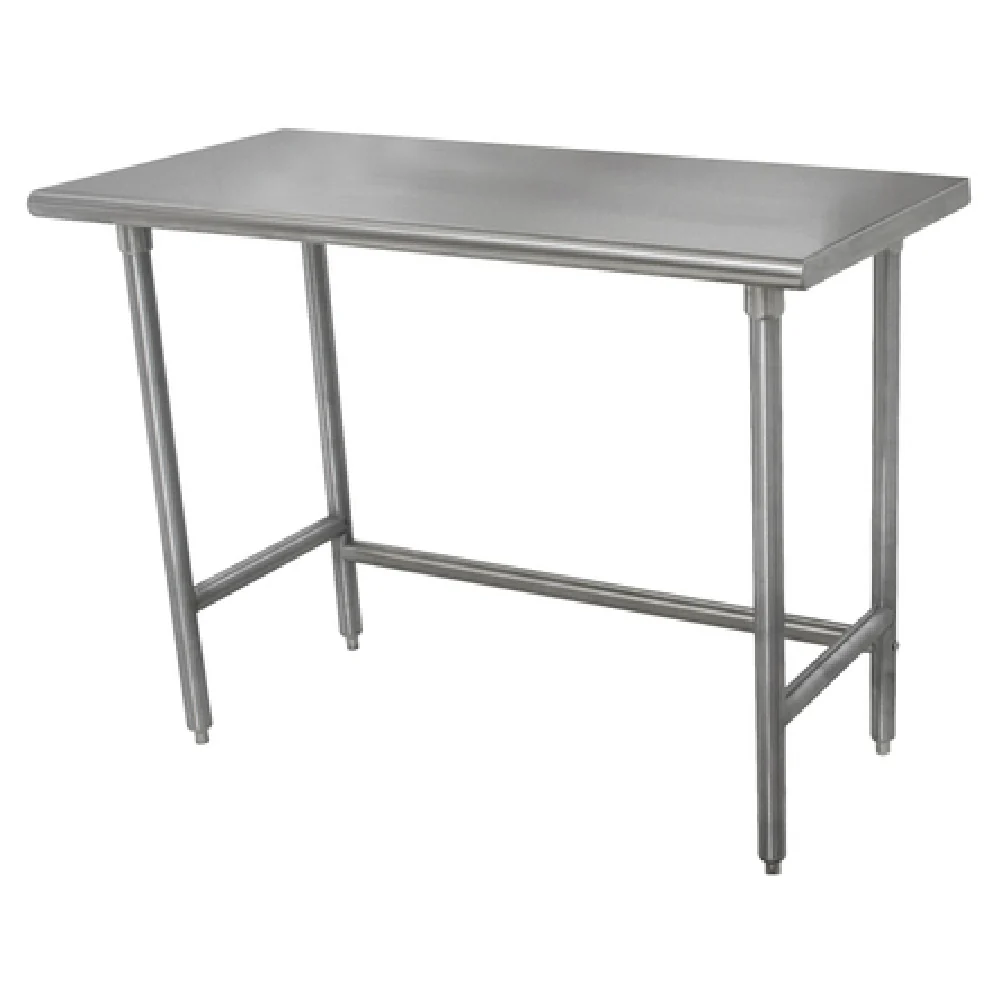 Advance Tabco TMSLAG-243-X 36 Inch 16 Gauge Stainless Steel Work Table with Cross Rails Advance Tabco TMSLAG-243-X 36 Inch 16 Gauge Stainless Steel Work Table with Cross Rails
