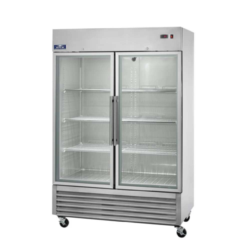 Arctic Air AGDF49 54 Inch Freezer Reach-In 49 Cu Ft Two Section Stainless Steel