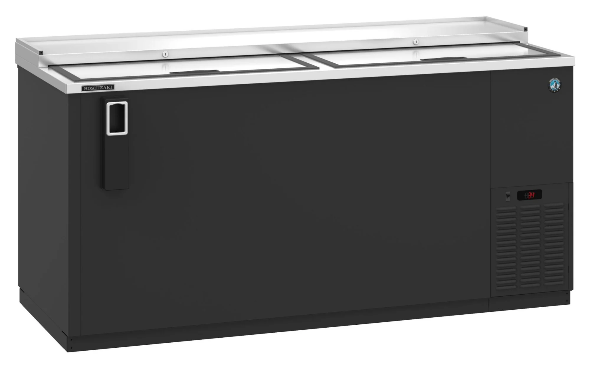 Hoshizaki CC65 65 Inch Refrigerated Bottle Cooler Gas Side Mounted Stainless Steel Hoshizaki CC65 65 Inch Refrigerated Bottle Cooler Gas Side Mounted Stainless Steel