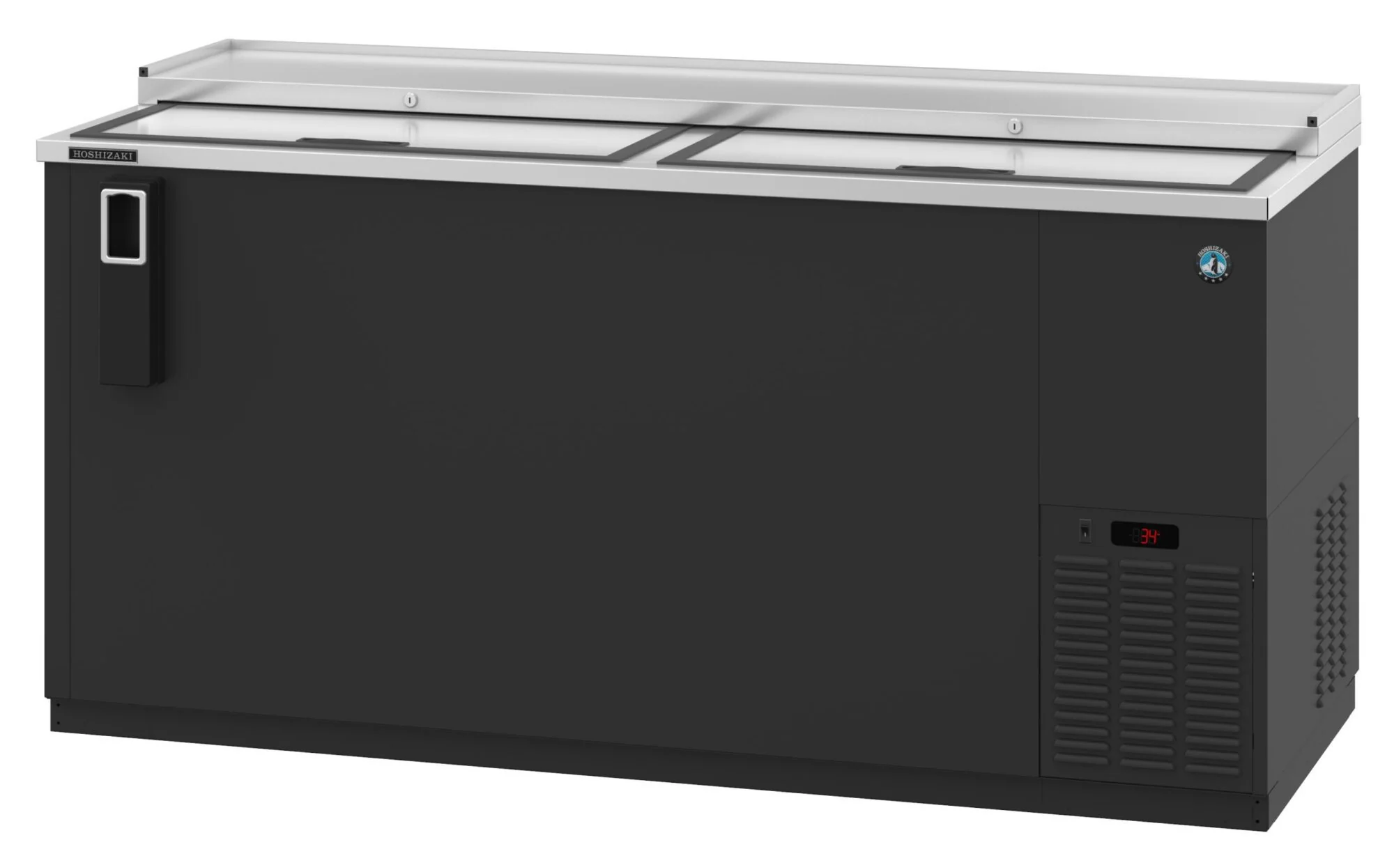 Hoshizaki CC65 65 Inch Refrigerated Bottle Cooler Gas Side Mounted Stainless Steel Hoshizaki CC65 65 Inch Refrigerated Bottle Cooler Gas Side Mounted Stainless Steel