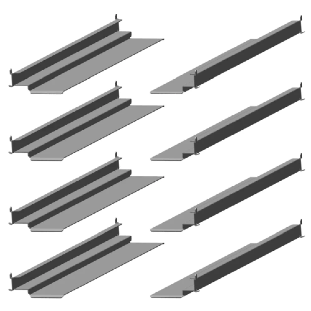 Hoshizaki HS-3558 26 Inch Universal Pan Slides Stainless Steel 4 Pairs