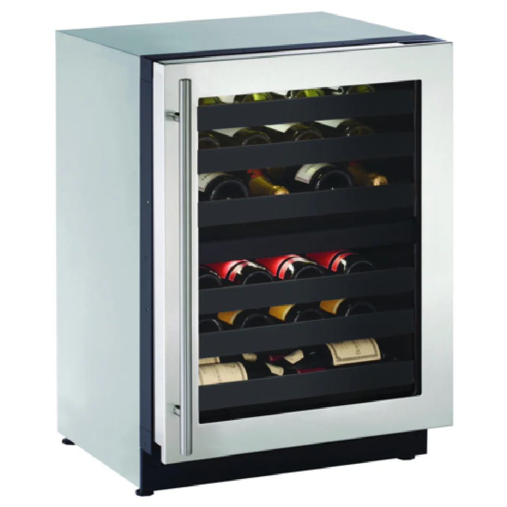 U-Line Corporation U-2224ZWCS-00B 23-5/8 Inch Wine Cellar Cabinet Reach-in U-Line Corporation U-2224ZWCS-00B 23-5/8 Inch Wine Cellar Cabinet Reach-in