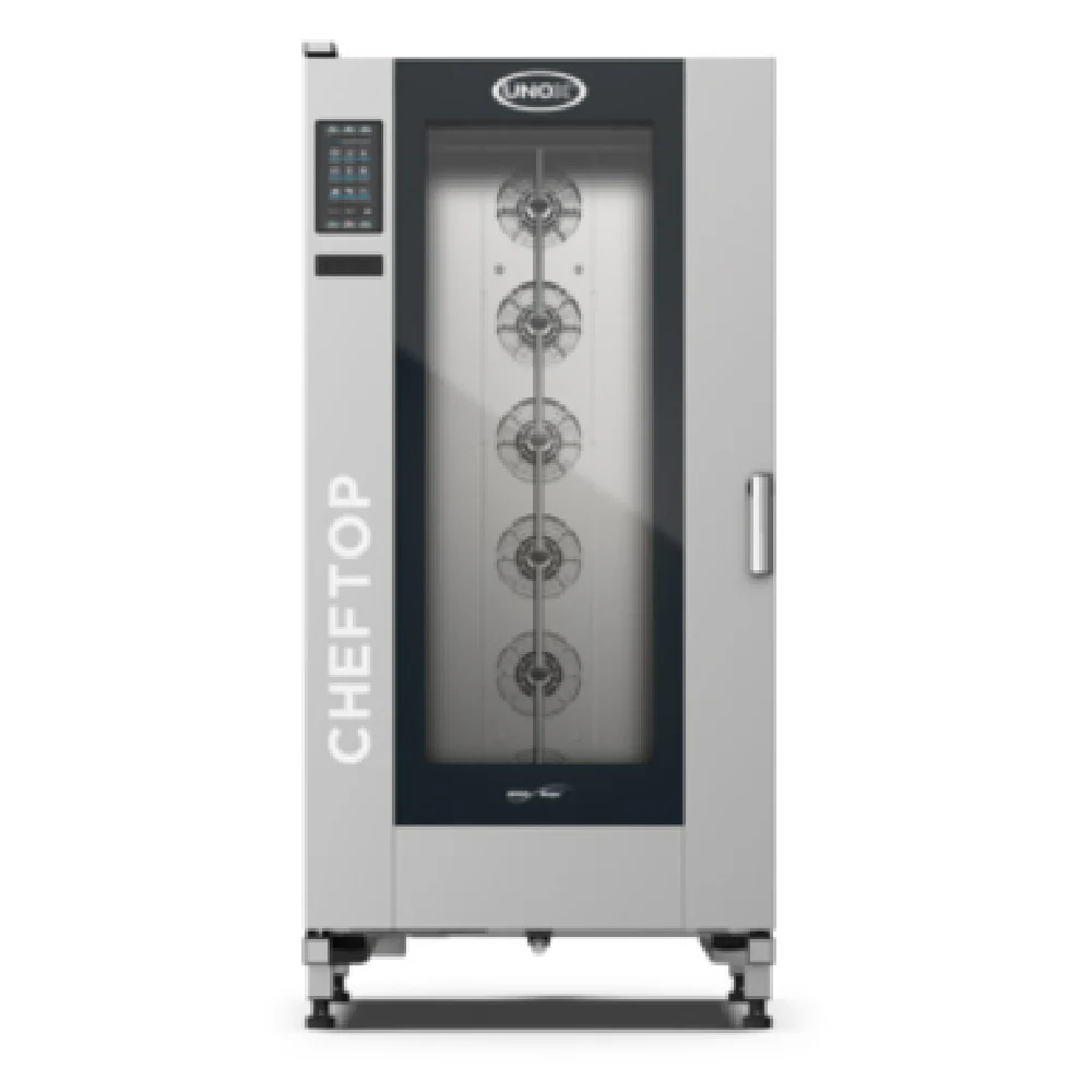 UNOX XAVL-2021-NPLS (GAS 208-240V)_NAT 35 Inch Combi Oven Gas Floor Model Stainless Steel 307093 BTU