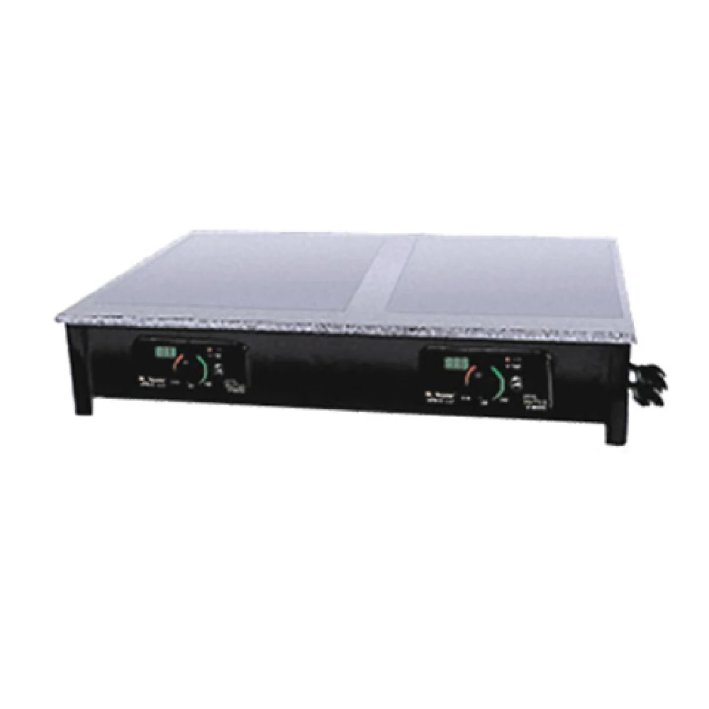 Spring USA SRC-2-261SS 33 Inch Electric Induction Range with Portable Wood Cabinet 2 Burners