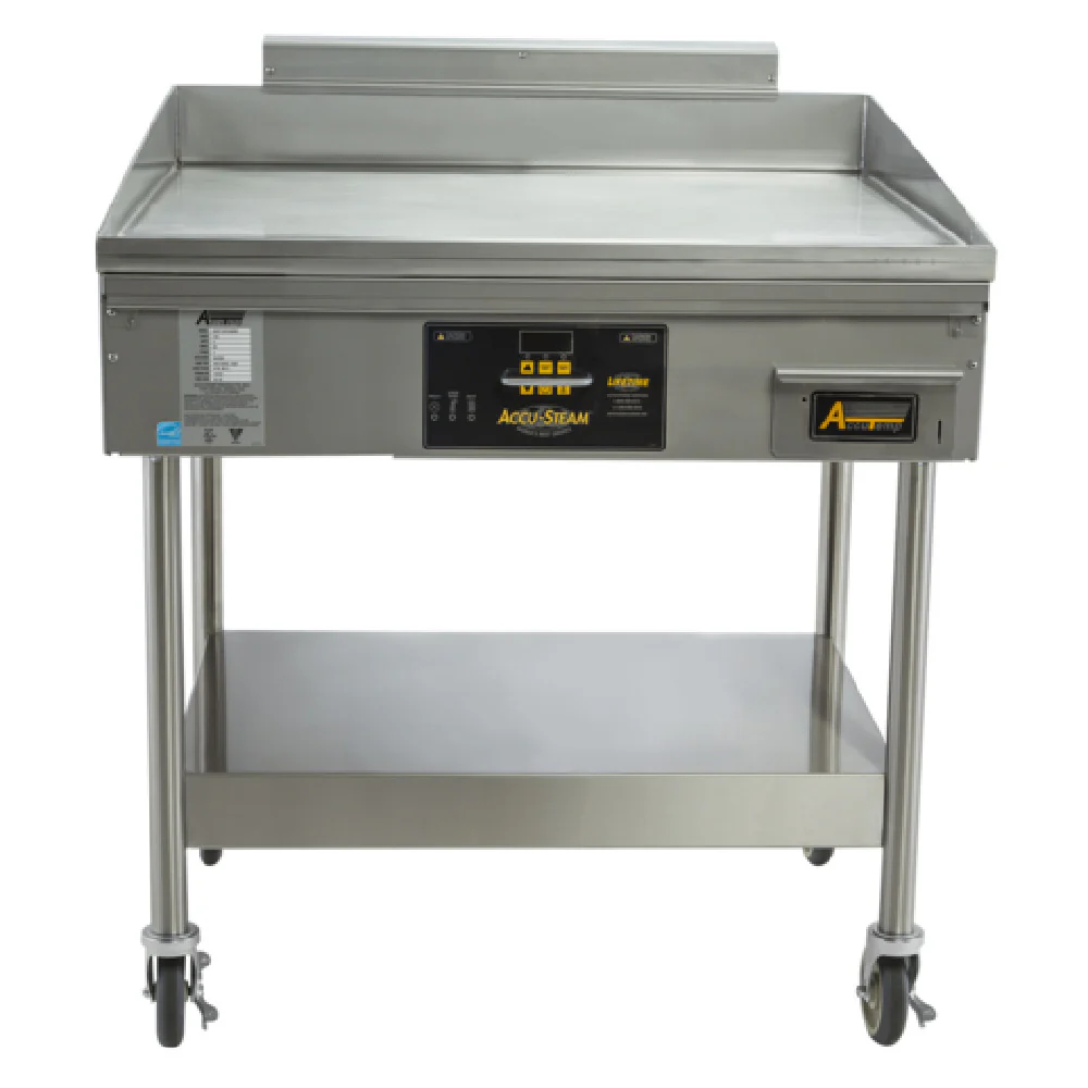 AccuTemp PGF1201B3650-S2 36 Inch Griddle Gas Stainless Steel with Stand and Casters 70000 BTU AccuTemp PGF1201B3650-S2 36 Inch Griddle Gas Stainless Steel with Stand and Casters 70000 BTU