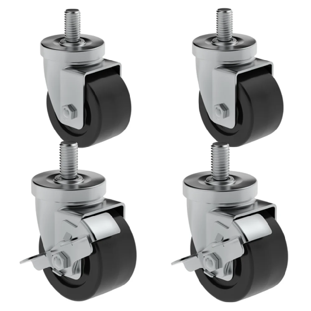 Hoshizaki HS-3546 4 Inch Casters With Brakes Set of 4 for Upright Refrigeration