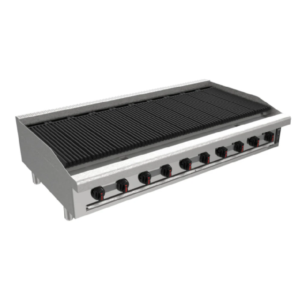 Venancio R60CT-60C_LP 60 Inch Radiant Charbroiler Gas with 10 Burners 166660 BTU Venancio R60CT-60C_LP 60 Inch Radiant Charbroiler Gas with 10 Burners 166660 BTU