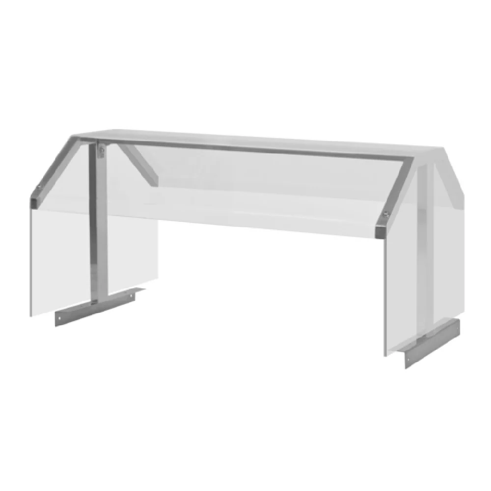 Turbo Air SNZ-48C 47-1/2 Inch Stainless Steel Sneeze Guard - Double-Sided