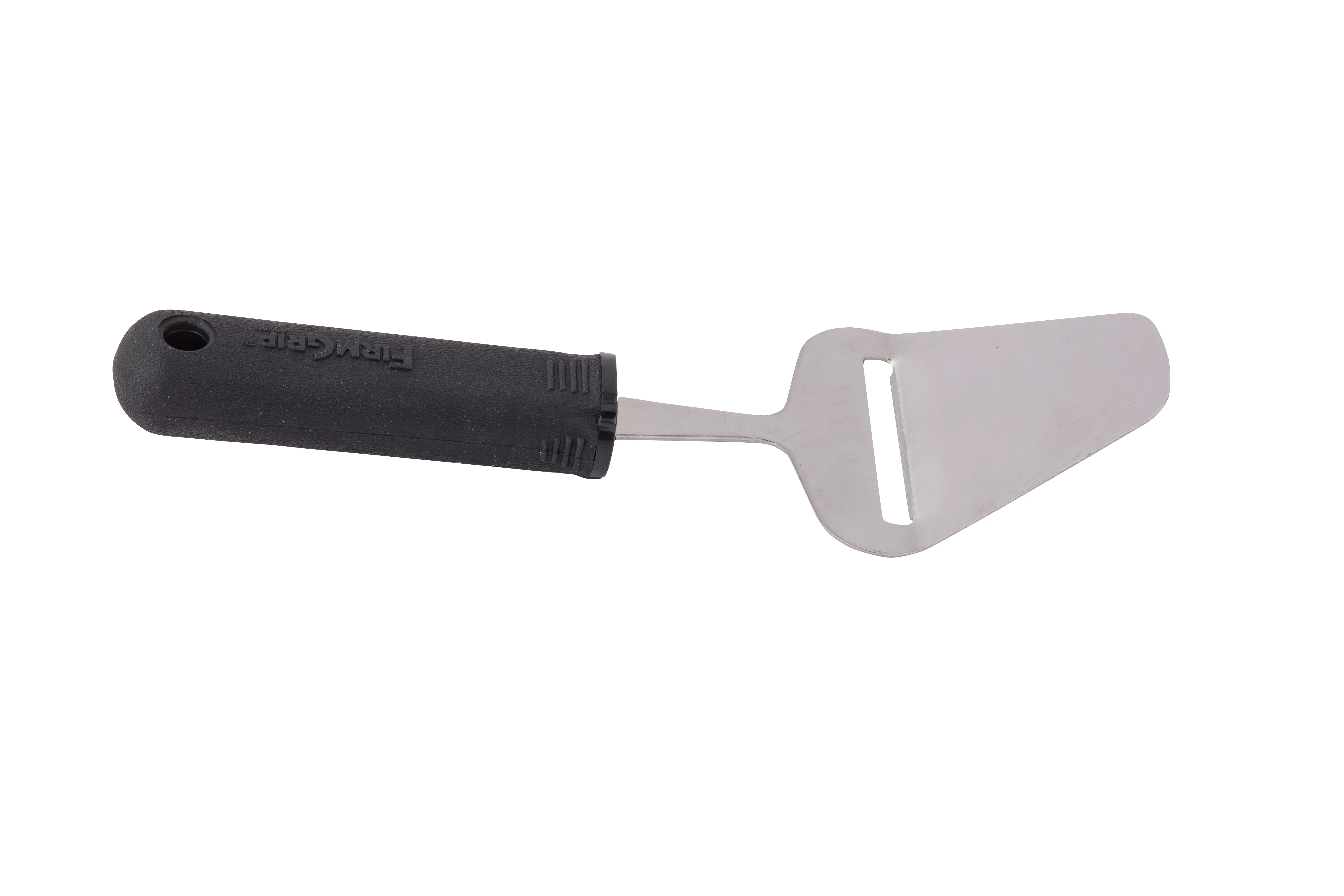 Tablecraft E5603 8-1/2 Inch Cheese Plane Ergonomic Plastic Handle Black Stainless Steel Tablecraft E5603 8-1/2 Inch Cheese Plane Ergonomic Plastic Handle Black Stainless Steel