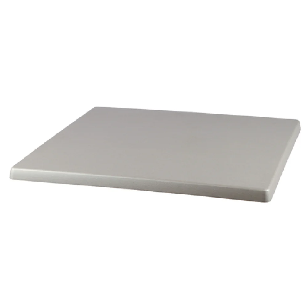 JMC Furniture 28X28 BRUSH SILVER 28 Inch Table Top Outdoor Use