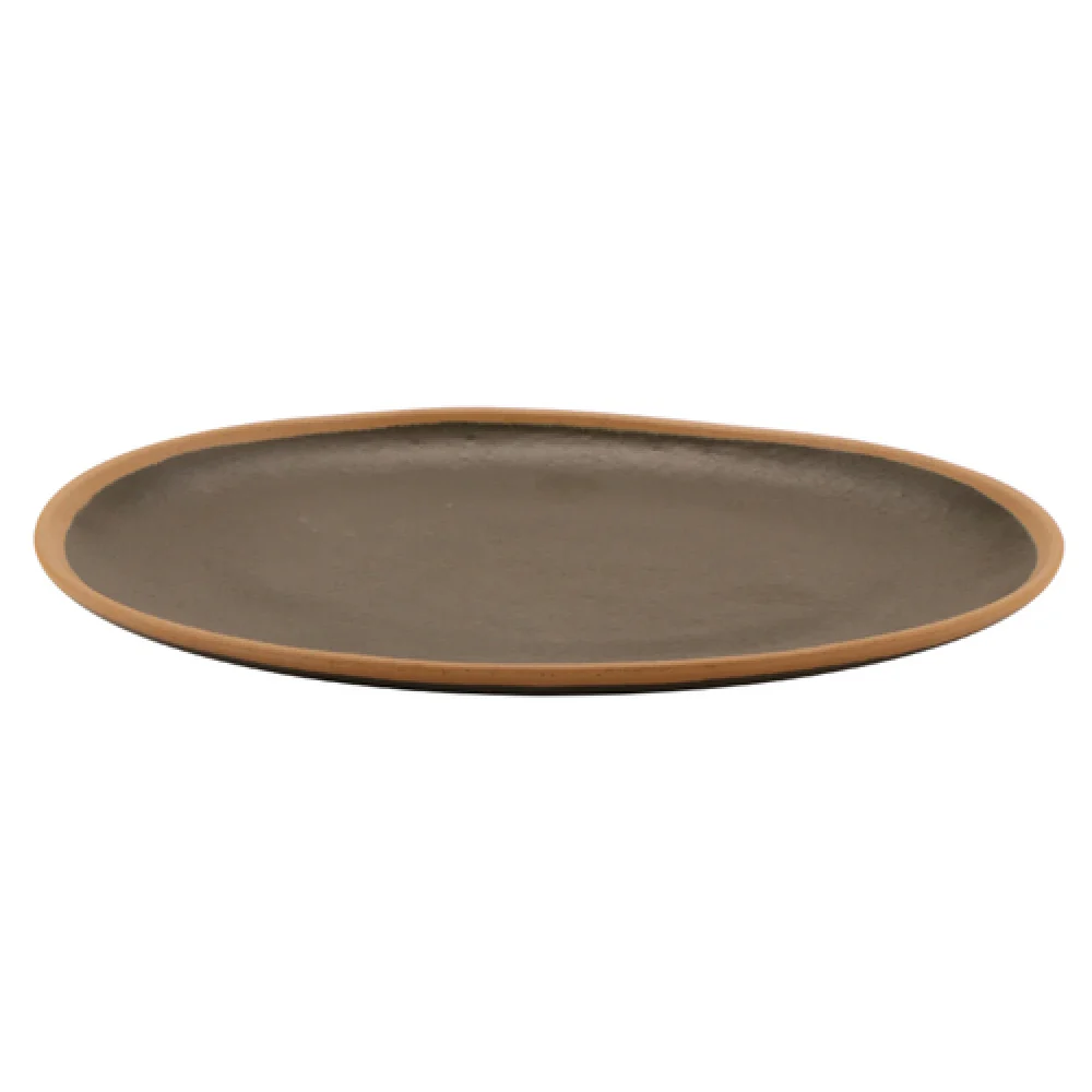 GET Enterprises P-129-BR 11-3/4 Inch Oval Plastic Dinner Platter Break Resistant Dish
