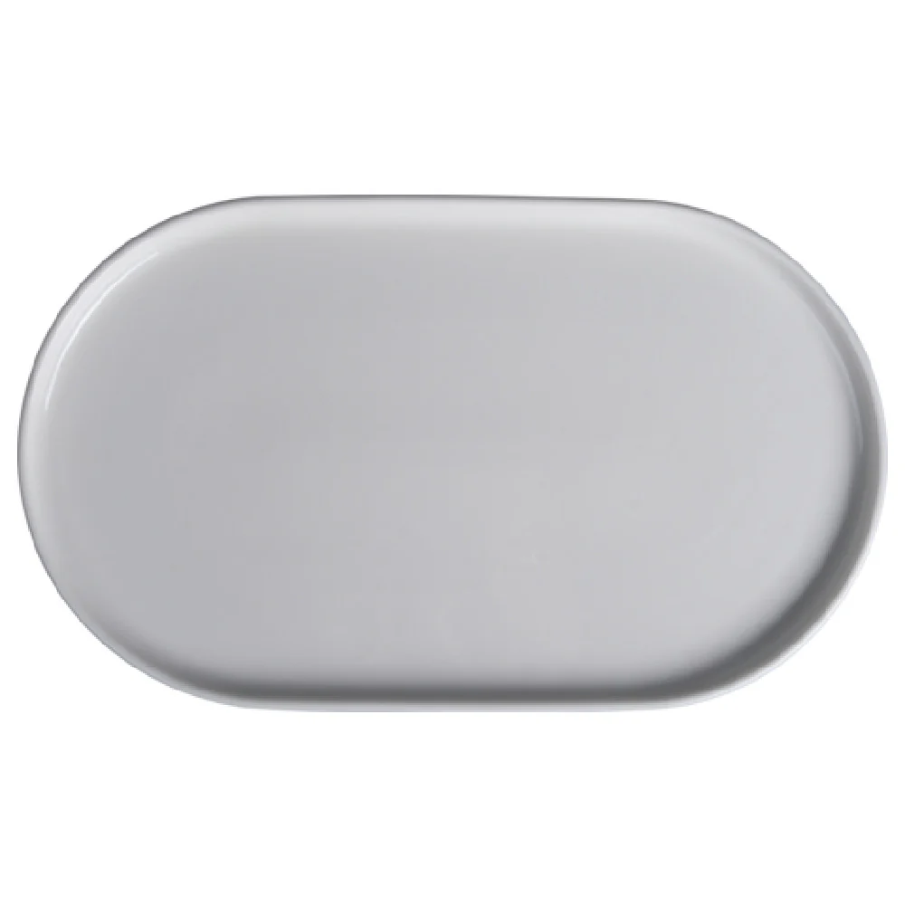 1880 Hospitality N1050000342 9.84 Inch Oval Platter HydroZero Ivory Porcelain