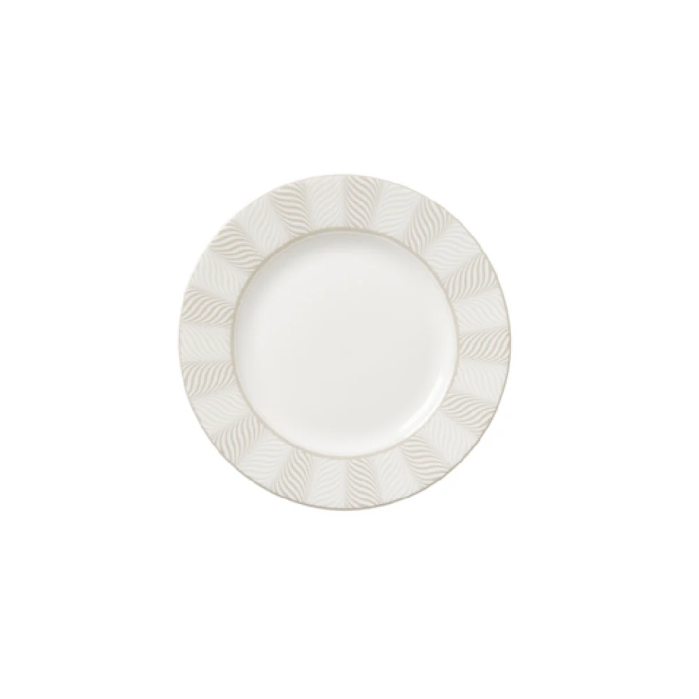 Steelite 82122AND0104 6.625 Inch Diameter Round Plate Bone China Taupe