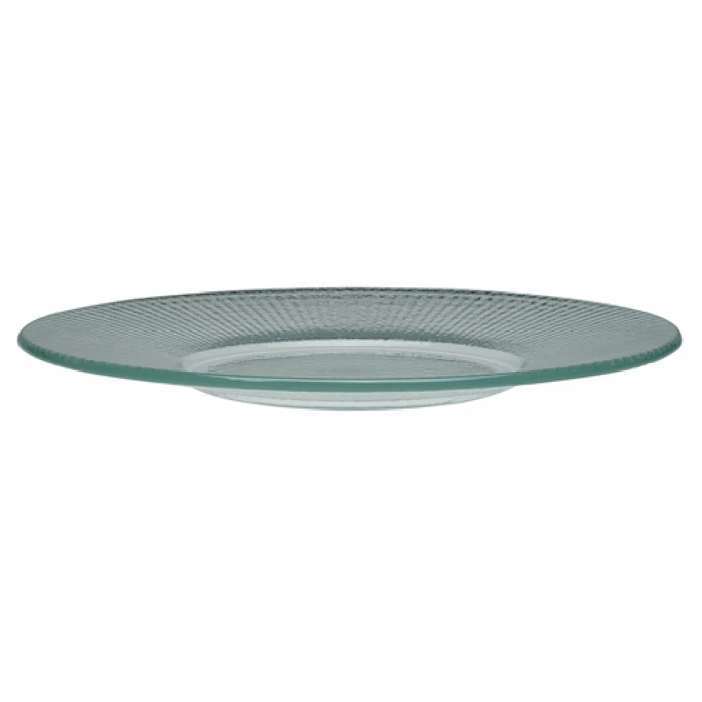 Steelite 6150B445 11 Inch Round Plate Medium Well Gourmet Willow Glass Clear Steelite 6150B445 11 Inch Round Plate Medium Well Gourmet Willow Glass Clear