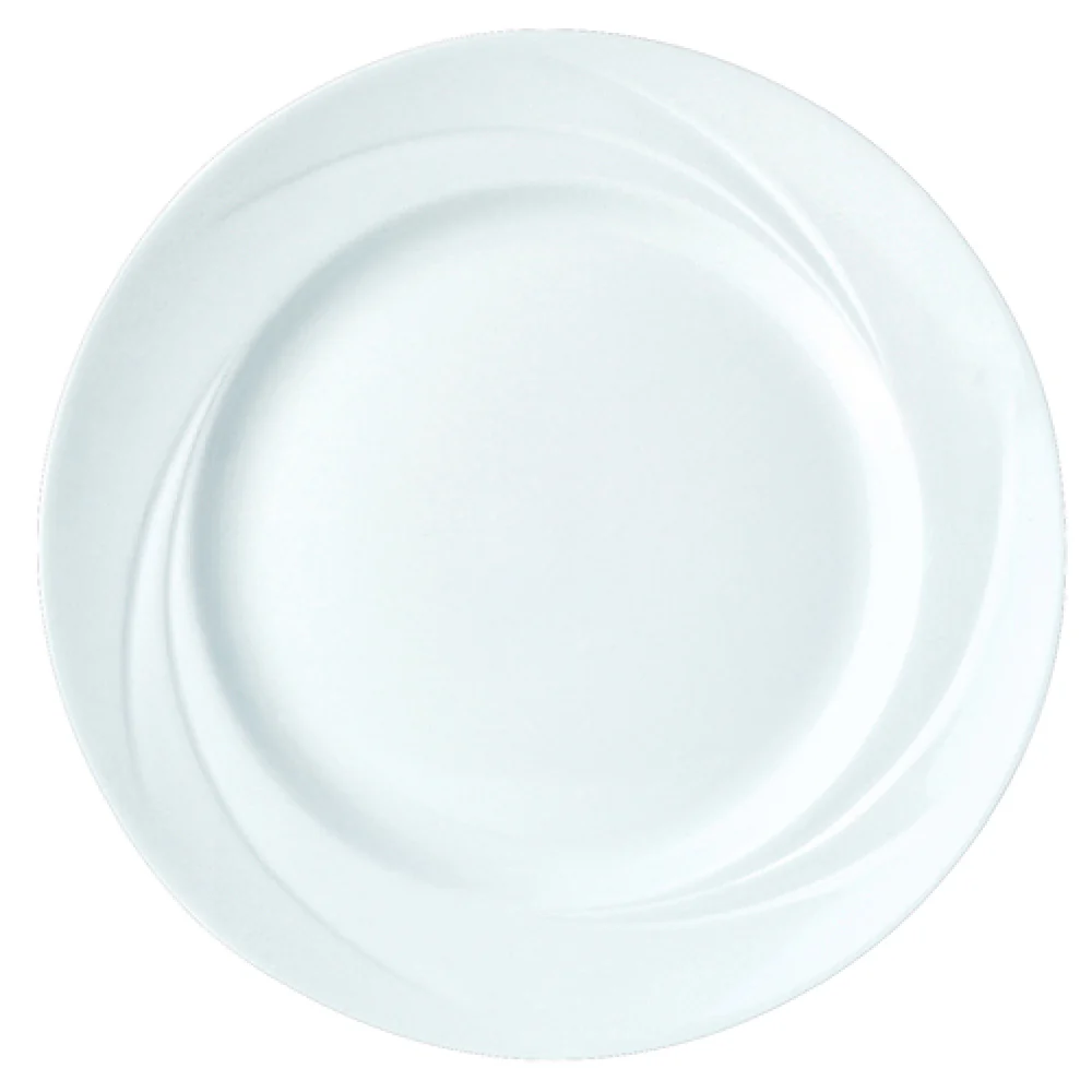 Steelite 9300C500 11.75 Inch Round Plate Alumina Vitrified with Curves