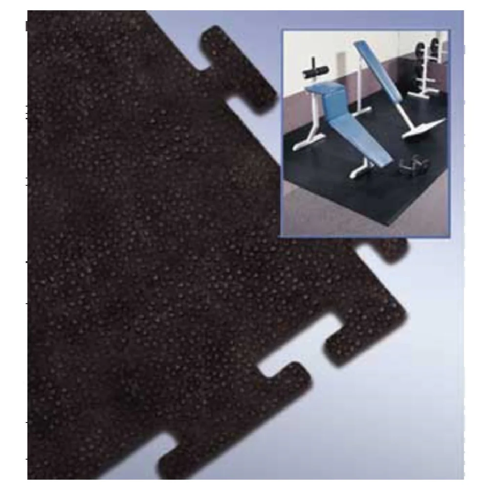 Cactus Mat 2560-CTLF 24 Inch Weight Room Flooring System with Anti-Slip Surface Black Rubber Cactus Mat 2560-CTLF 24 Inch Weight Room Flooring System with Anti-Slip Surface Black Rubber