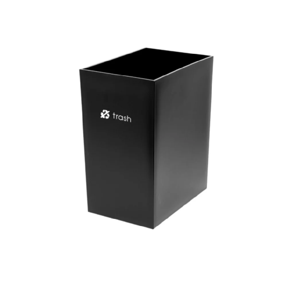 Central Specialties BNBK-23-WH 6-1/2 Inch Trash Recycling Receptacle Plastic Black Central Specialties BNBK-23-WH 6-1/2 Inch Trash Recycling Receptacle Plastic Black