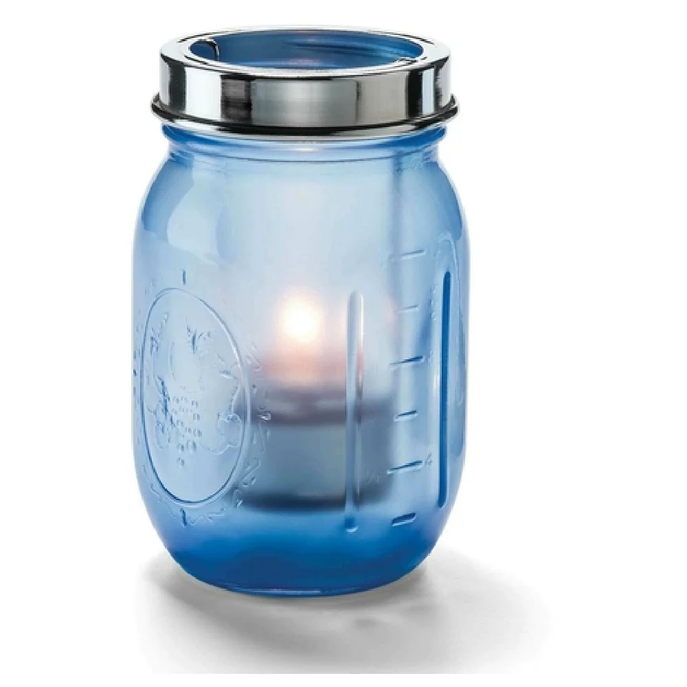 Hollowick 1610SDBL 3 Inch Tealight Cradle Hanging Candle Lamp Glass Satin Dark Blue Hollowick 1610SDBL 3 Inch Tealight Cradle Hanging Candle Lamp Glass Satin Dark Blue