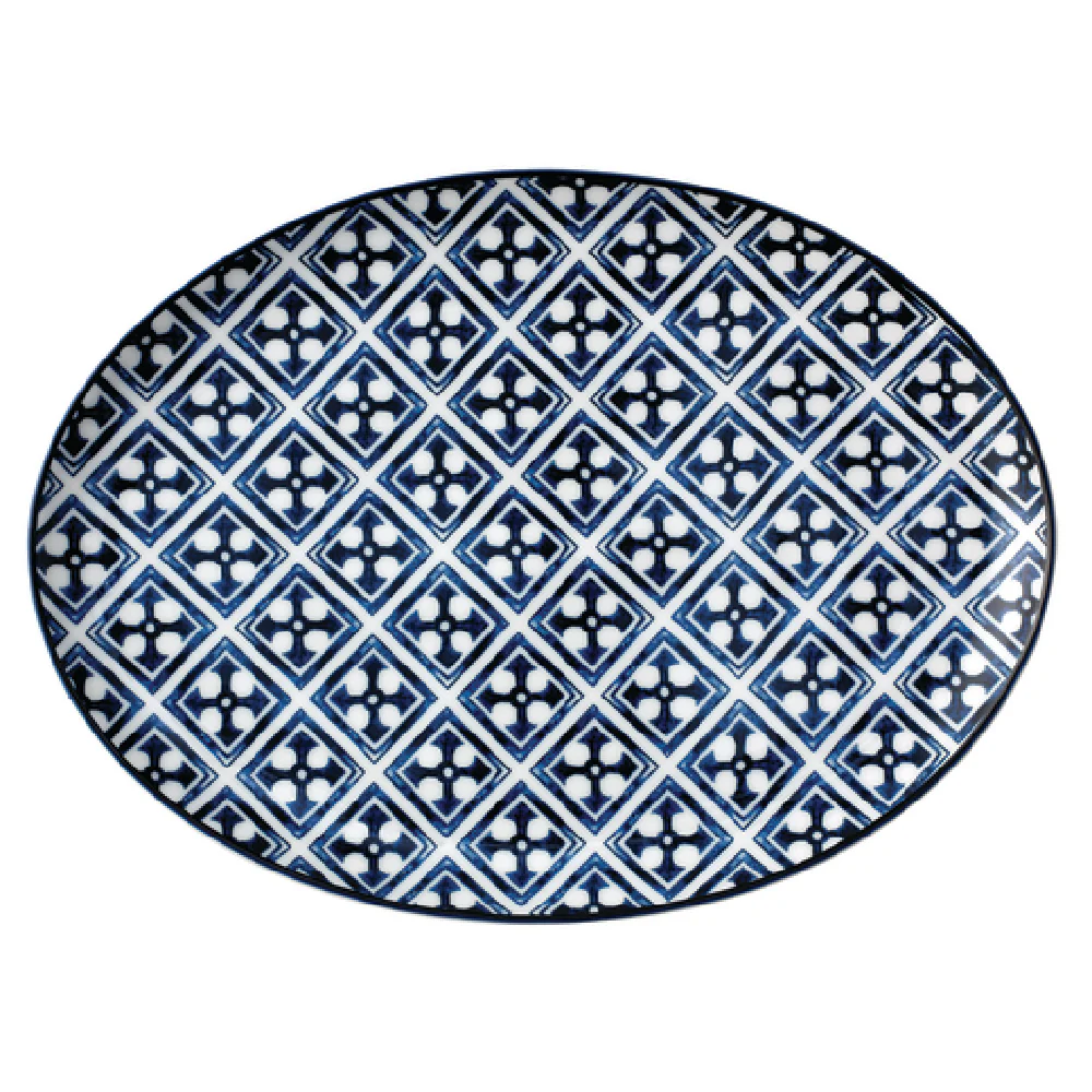 Arc Cardinal FK646 14 Inch Oval Platter High Alumina Porcelain 12 Packs