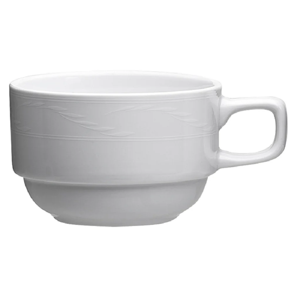 Steelite 61131ST0268 7.0 Oz Cup Avalon Royal Porcelain Stackable 4.5 Inch