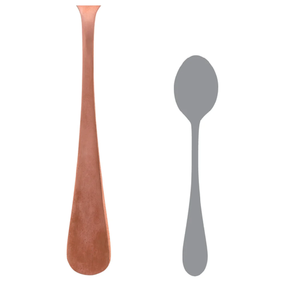 Steelite 5735SX003 8 Inch Oval Bowl Soup and Dessert Spoon 18/0 Stainless Steel Vintage Copper Steelite 5735SX003 8 Inch Oval Bowl Soup and Dessert Spoon 18/0 Stainless Steel Vintage Copper