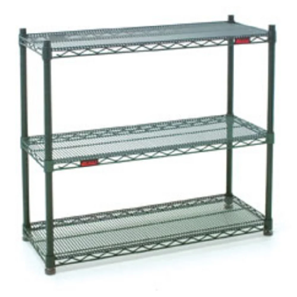 Eagle DWS4-63-2448VG 48 Inch 4-tier Wire Shelving Unit with Epoxy Finish Eagle DWS4-63-2448VG 48 Inch 4-tier Wire Shelving Unit with Epoxy Finish