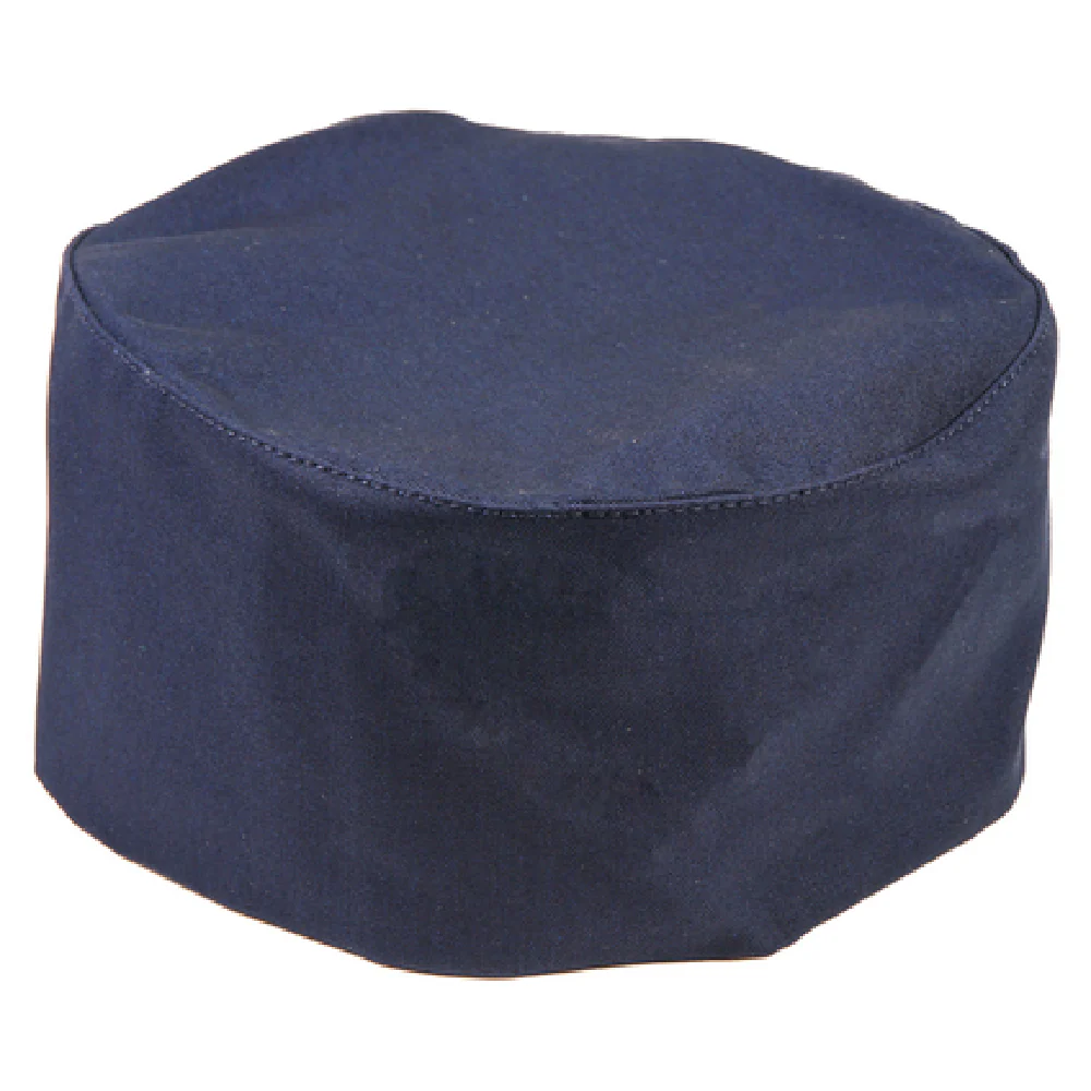 Mercer Culinary M60075NB Skull Cap Adjustable Velcro Closure No Mesh Navy Blue