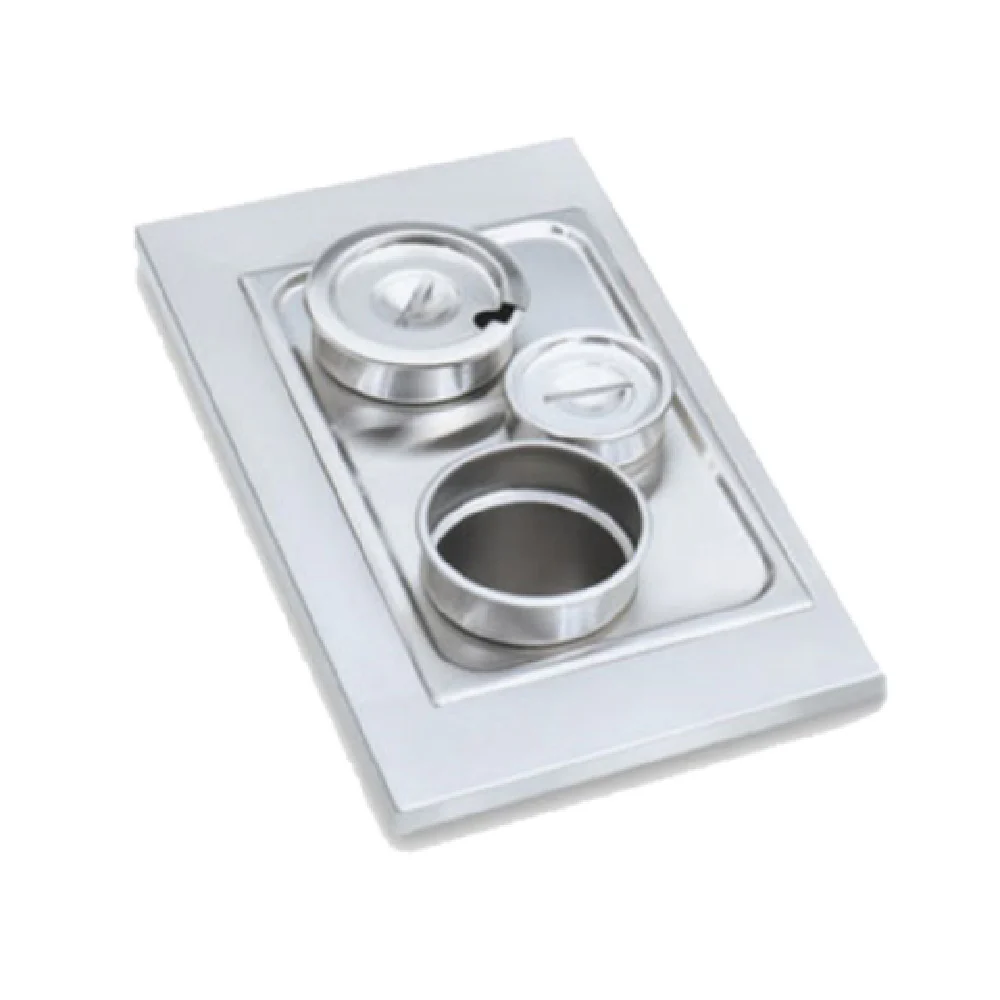 Vollrath 19193 20 Inch Adapter Plate with 1 4-7/8 and 2 6-3/8 Inset Holes Stainless Steel Vollrath 19193 20 Inch Adapter Plate with 1 4-7/8 and 2 6-3/8 Inset Holes Stainless Steel