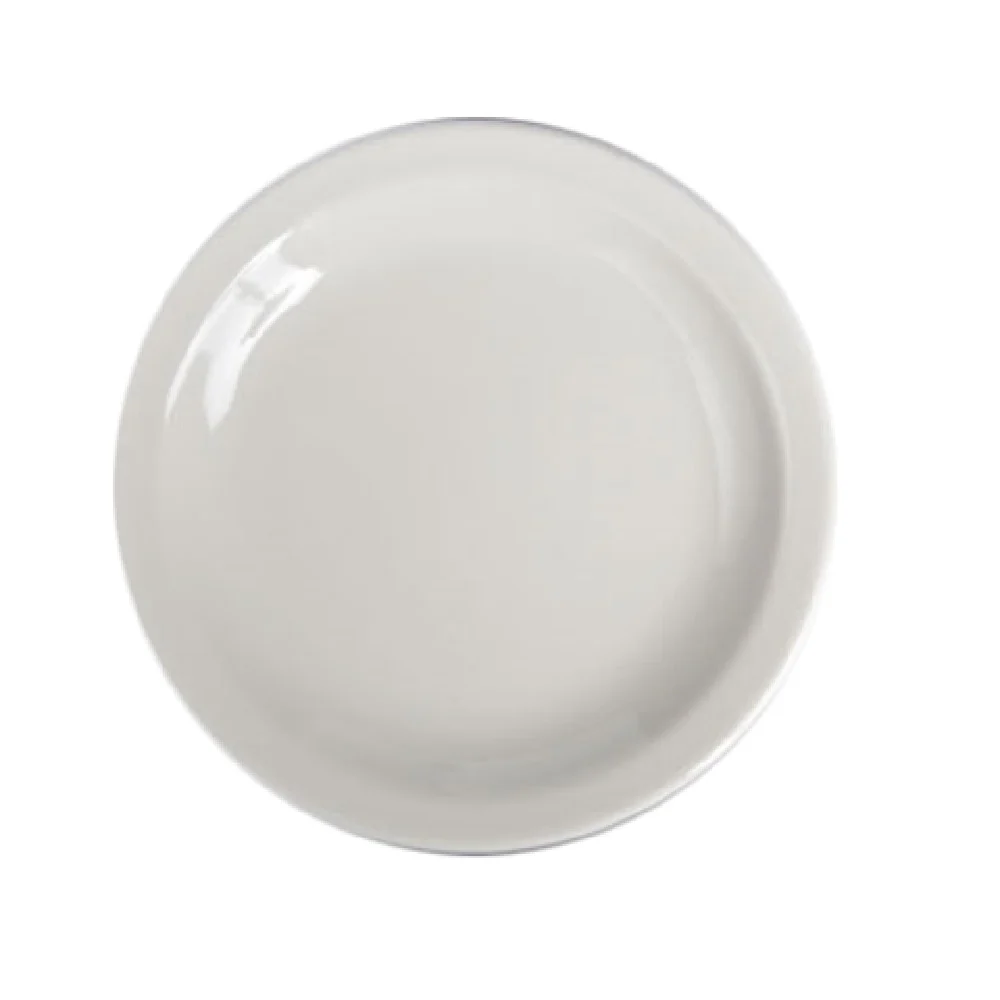 Steelite HL21500 8-3/4 Inch Round Plate Narrow Rim Undecorated