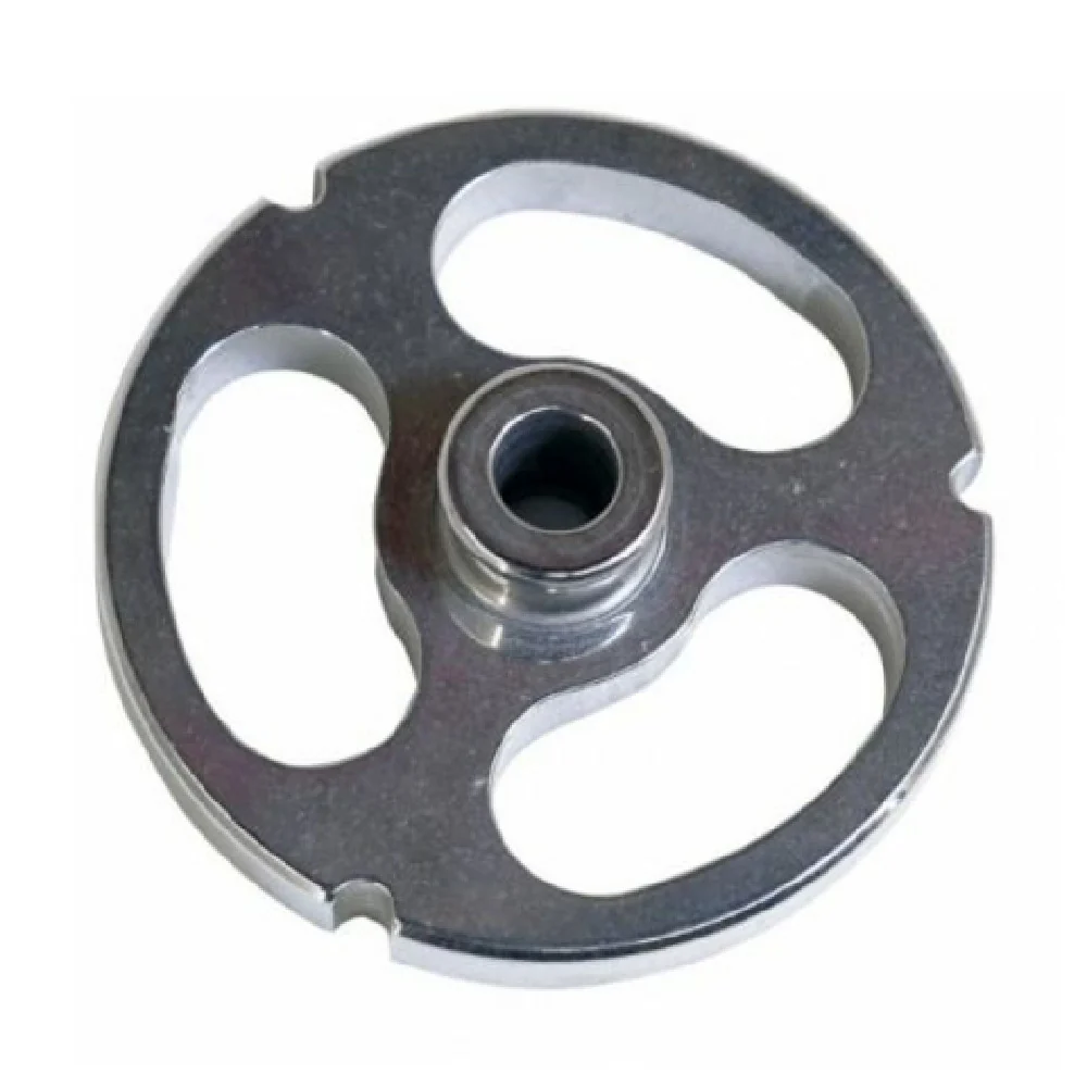 Alfa 12 KIDNEY-3 HUB 2.5 Inch Stainless Steel Kidney Plate 3 Holes with Descriptors