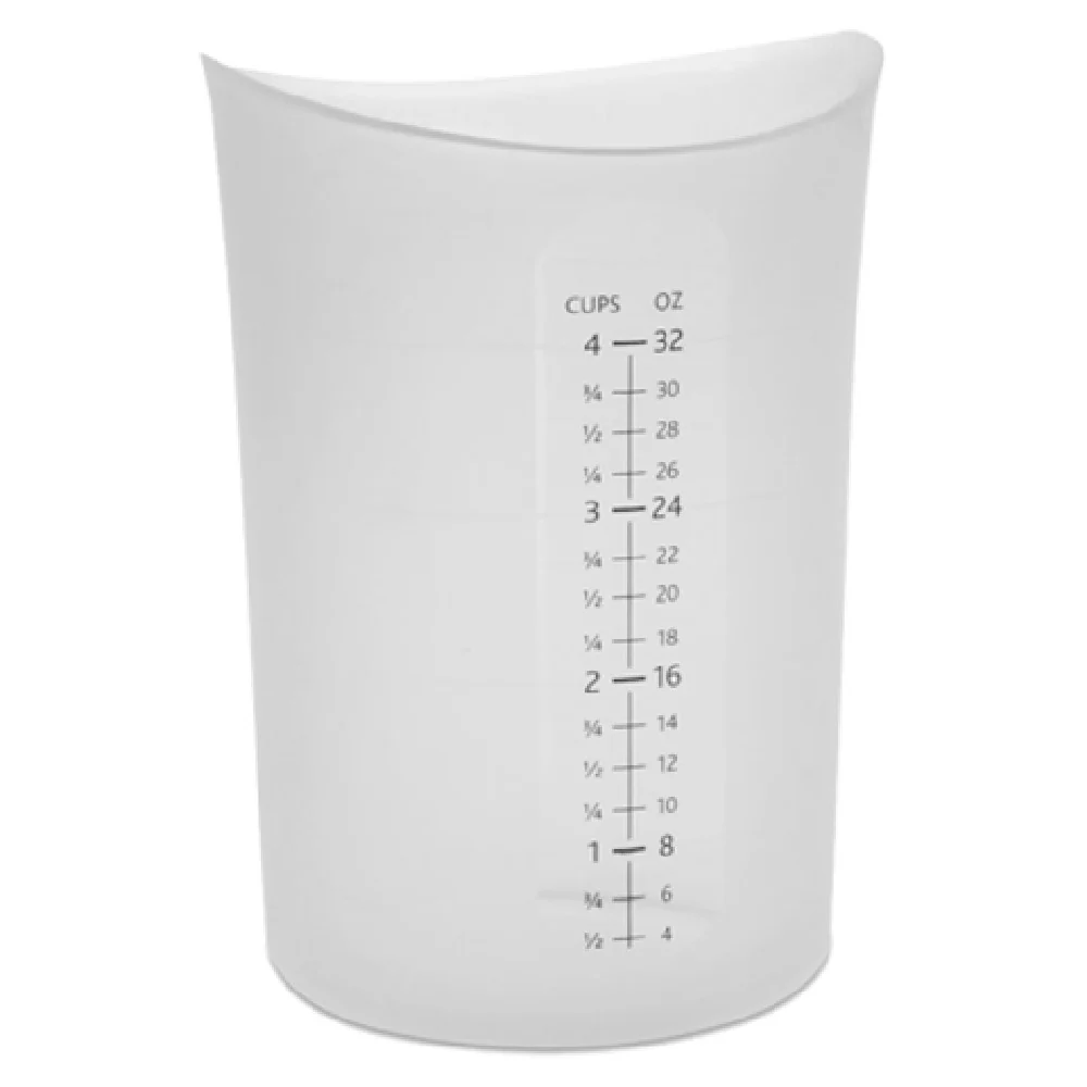JB Prince U127 32 Oz Silicone Measuring Cup Flexible Dishwasher Safe