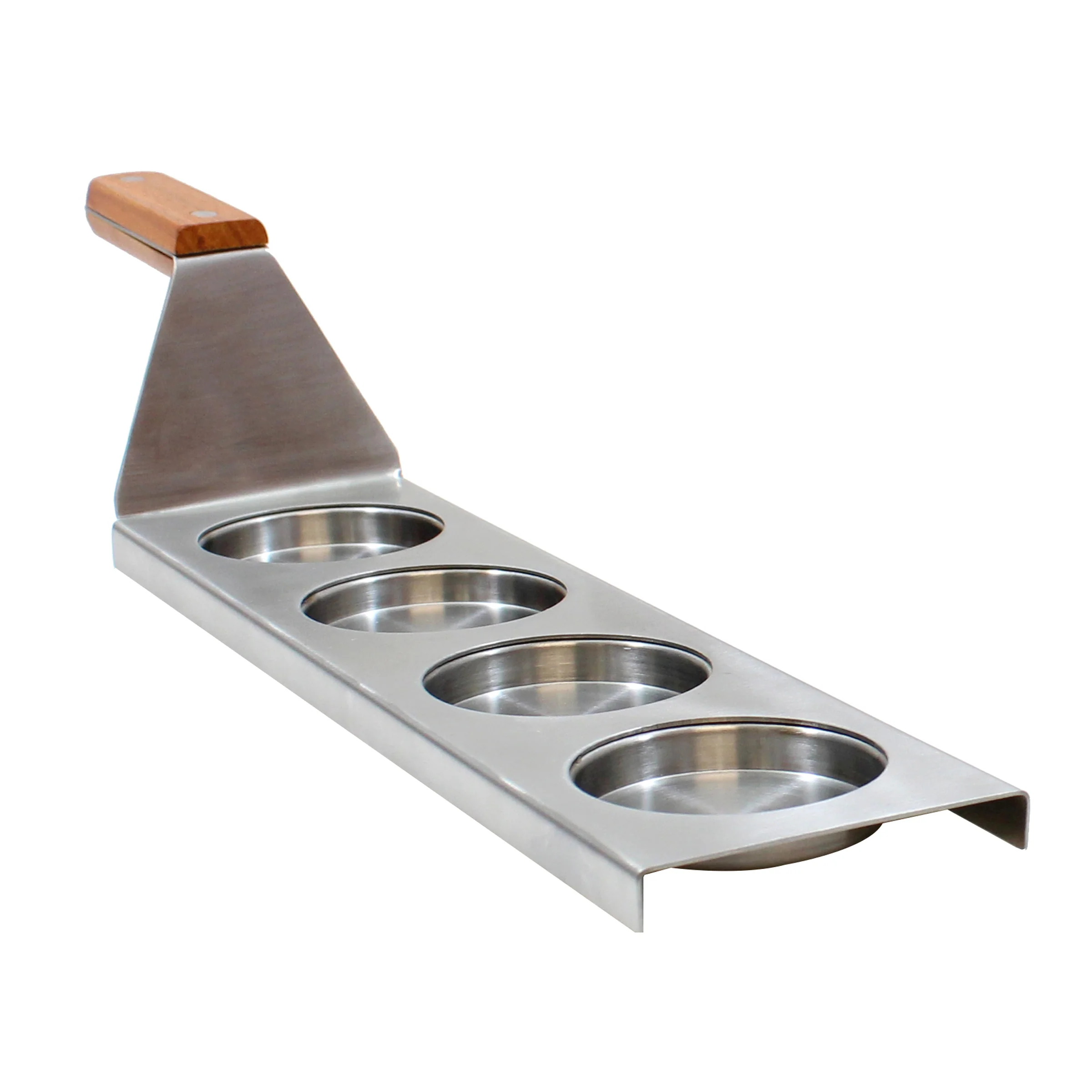 Tablecraft 20002 3-1/2 Inch Drink Flight Spatula with Stainless Steel Plate Tablecraft 20002 3-1/2 Inch Drink Flight Spatula with Stainless Steel Plate