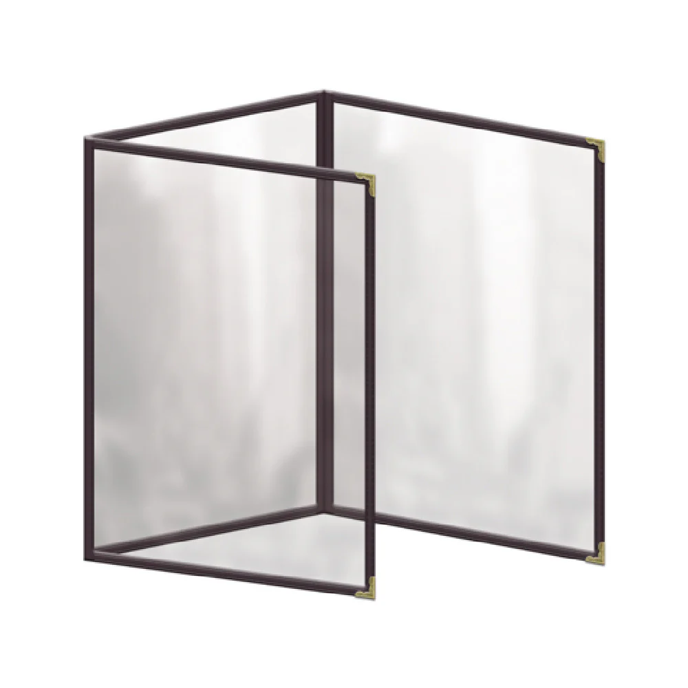 Risch TET 8.5X11 Deluxe Menu Cover 8-1/2 Inch x 11 Inch Triple Fold Vinyl
