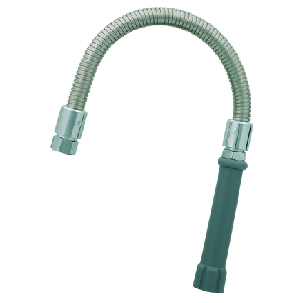 T&S Brass B-0020-H 20 Inch Flexible Stainless Steel Hose with Swivel Gooseneck T&S Brass B-0020-H 20 Inch Flexible Stainless Steel Hose with Swivel Gooseneck