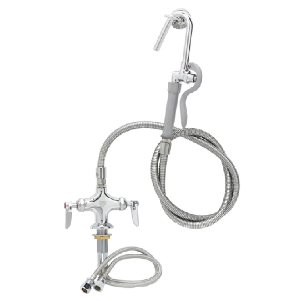 T&S Brass B-0300-102A Faucet Pantry Dual Stainless Steel Eterna Cartridges