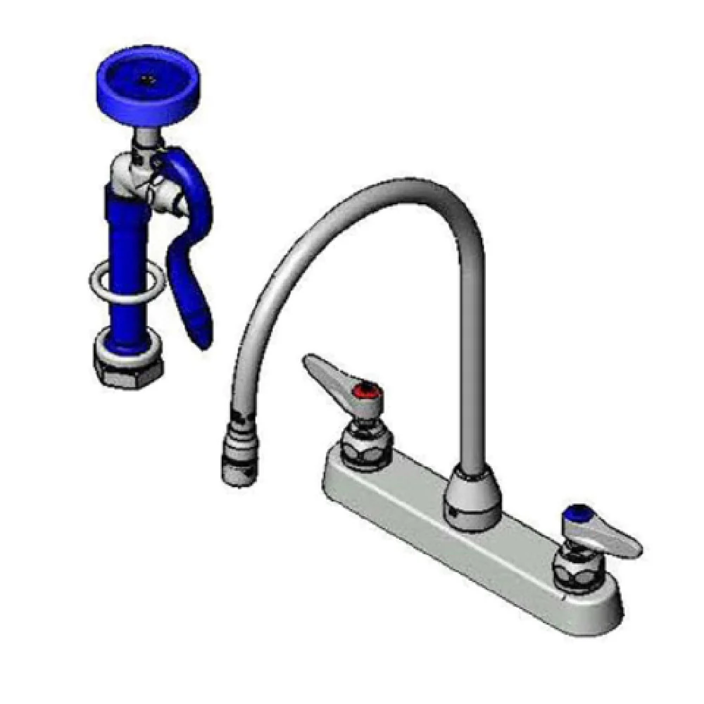 T&S Brass B-1172-96-135X Faucet Workboard 8 T&S Brass B-1172-96-135X Faucet Workboard 8
