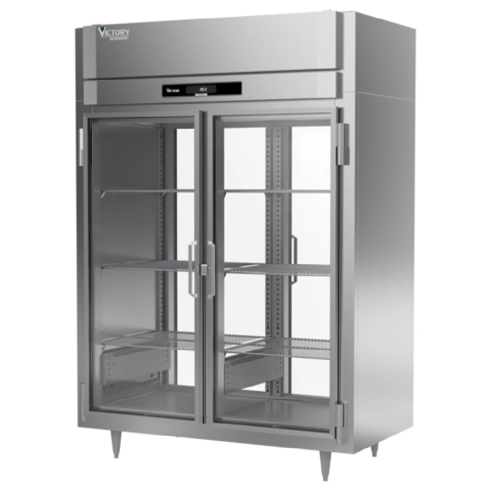 Victory HS-2D-1-EW-PT-GD 58 Inch Heated Cabinet Steel Pass-Thru 55.6 cu ft
