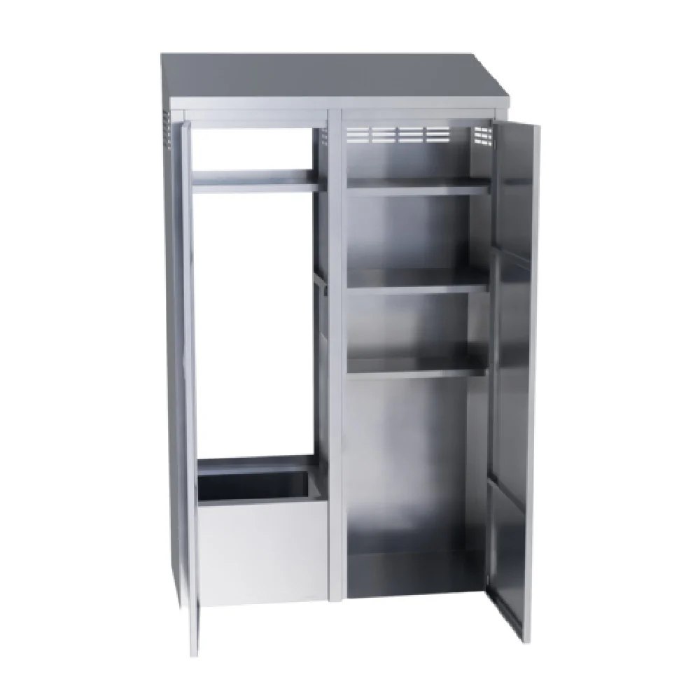 Winholt STCT-HD2450.5H84-MPSL-ST-KT 24 Inch Mop Sink Cabinet Stainless Steel with Tub