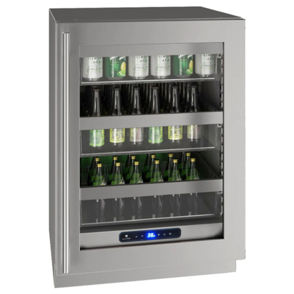 U-Line Corporation UHRE524-SG01A 24 Inch Undercounter Refrigerator 5.2 cu ft U-Line Corporation UHRE524-SG01A 24 Inch Undercounter Refrigerator 5.2 cu ft