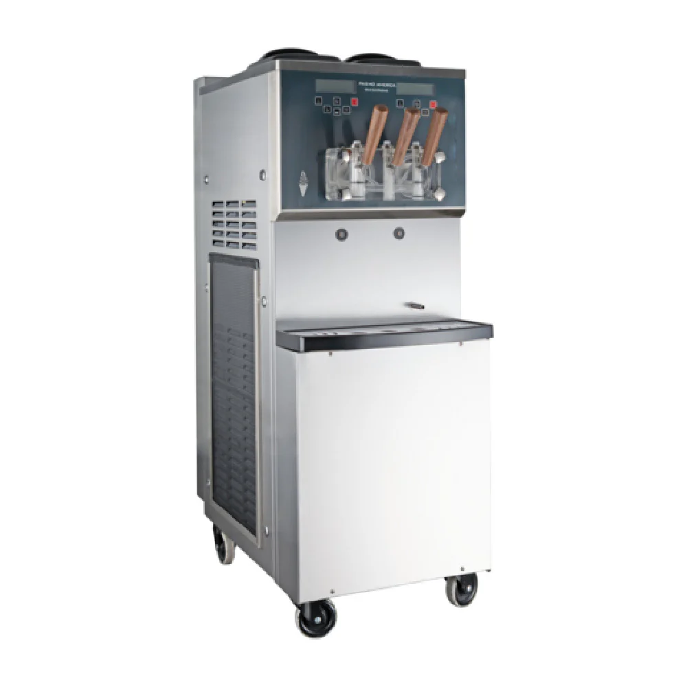 Pasmo USA S970F-TLA4 25.75 Inch Gravity-Fed Twin Twist Soft Serve Freezer
