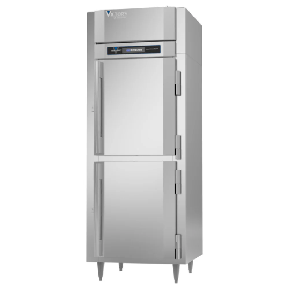 Victory HSA-1D-1-EW-PT-HD 31 Inch Heated Cabinet Pass-Thru Stainless Steel with Lock