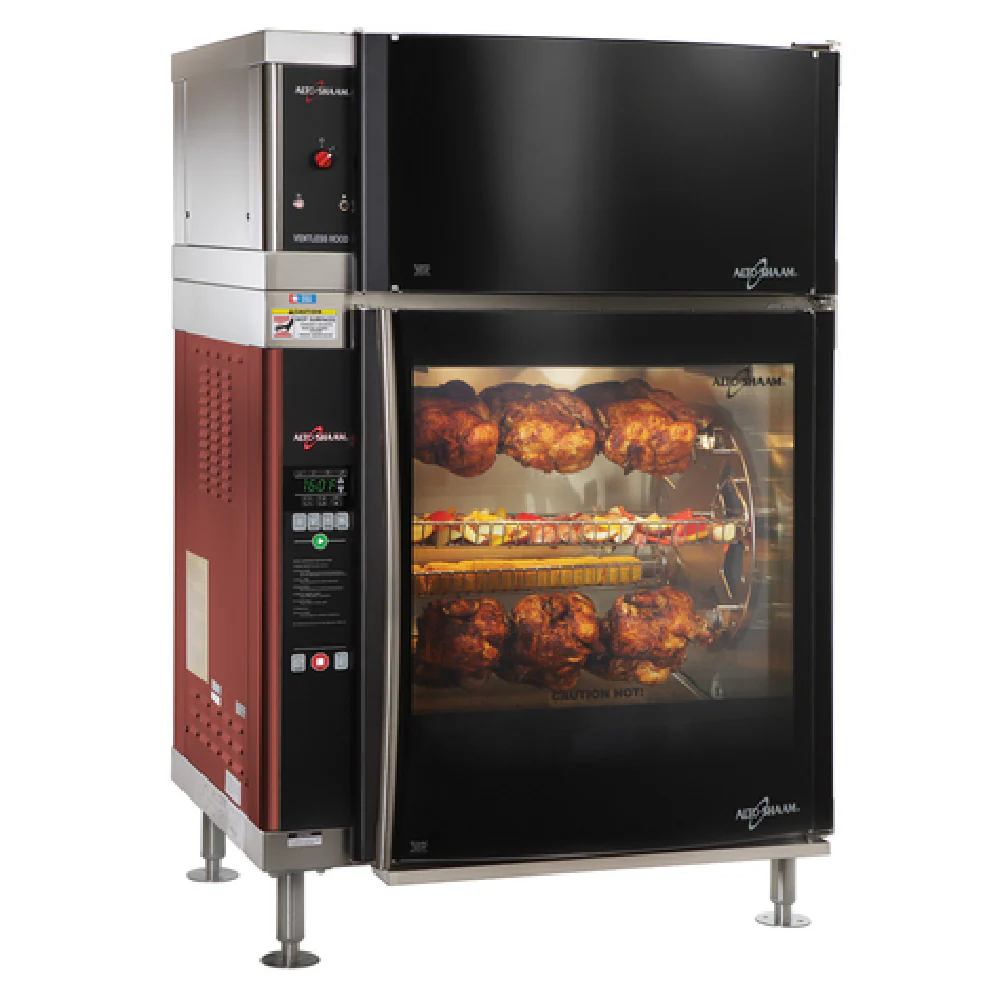 Alto Shaam AR-7EVH-DBLPANE_240/60/3 39 Inch Ventless Hood Rotisserie Oven Electric Stainless Steel with Cook-n-Hold