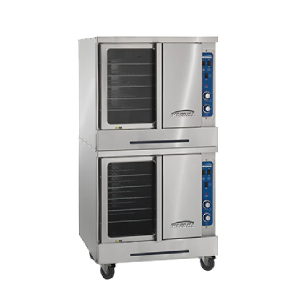 Imperial PCVE-2_208/60/3 38 Inch Electric Convection Oven with 2 Decks and 5 Racks