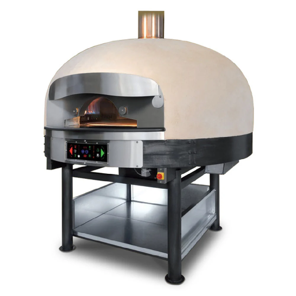 Rosito Bisani FGRI150-CB 90 Inch Morello Forni Rotary Pizza Oven Hybrid Gas and Wood 169000 BTU Rosito Bisani FGRI150-CB 90 Inch Morello Forni Rotary Pizza Oven Hybrid Gas and Wood 169000 BTU