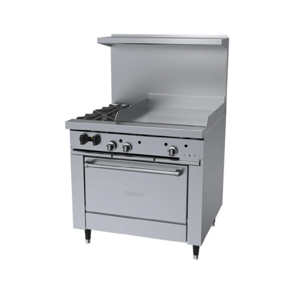 Garland X36-2G24R_LP 36 Inch Gas Restaurant Range with 2 Burners 30000 BTU Garland X36-2G24R_LP 36 Inch Gas Restaurant Range with 2 Burners 30000 BTU