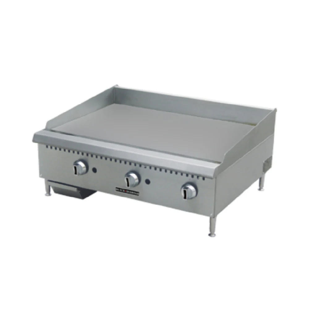 Admiral Craft BDCTG-24 22-1/4 Inch Gas Griddle Countertop with Manual Controls 60000 BTU Admiral Craft BDCTG-24 22-1/4 Inch Gas Griddle Countertop with Manual Controls 60000 BTU