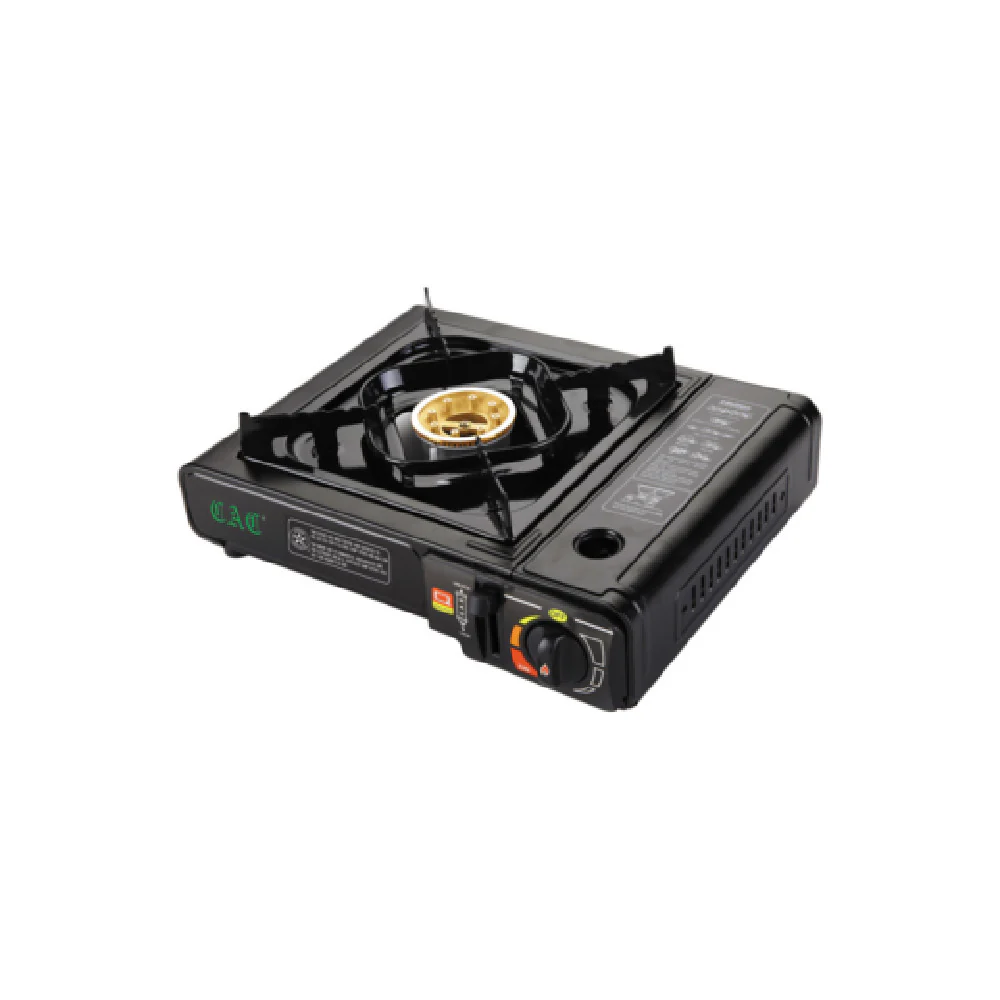 CAC China BTST-SK Butane Stove 9500 BTU Single Brass Burner with Safety Lever CAC China BTST-SK Butane Stove 9500 BTU Single Brass Burner with Safety Lever