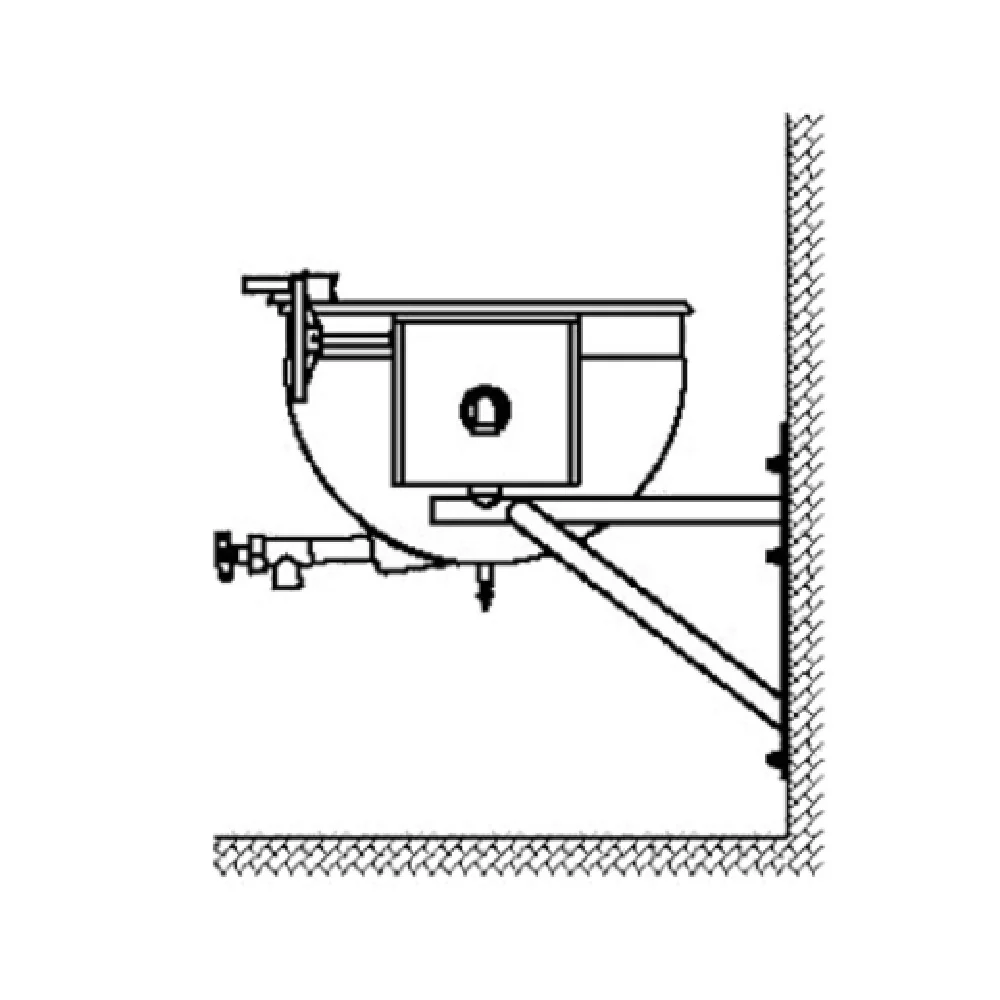 Legion TWSWT-60 60 Gallon Direct Steam Tilting Wall-Mount Kettle Stainless Steel Legion TWSWT-60 60 Gallon Direct Steam Tilting Wall-Mount Kettle Stainless Steel